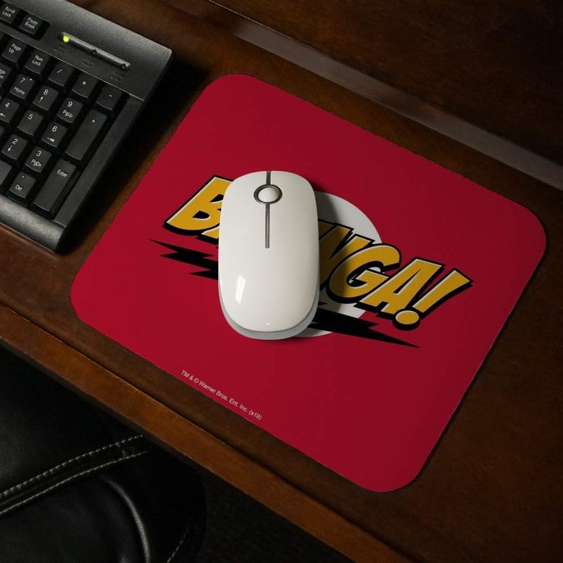 GRAPHICS & MORE The Big Bang Theory Sheldon Bazinga Low Profile Thin Mouse Pad Mousepad - Image 2